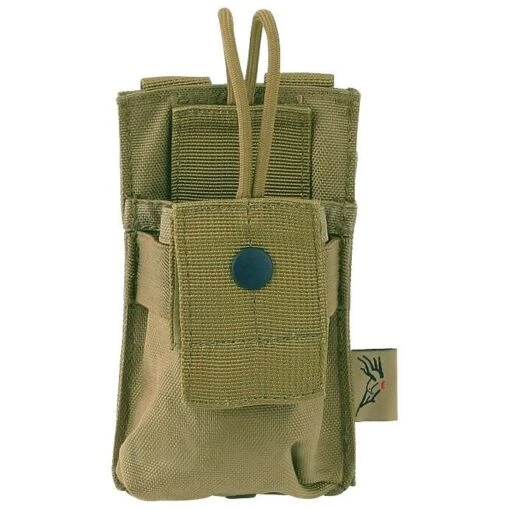 Flyye Short Radio Pouch MOLLE Khaki -Outdoor Series Store flyye molle short radio pouch khaki 1a 2