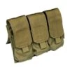 Flyye Triple M4/M16 Magazine Pouch MOLLE Khaki -Outdoor Series Store flyye triple m4 m16 mag pouch khaki 1a 2