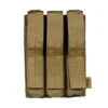 Flyye Triple MP5 Magazine Pouch MOLLE Coyote Brown -Outdoor Series Store flyye triple mp5 mag pouch coyote 1a 2