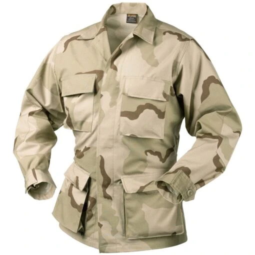 Helikon Genuine BDU Shirt Cotton Ripstop 3-Colour Desert -Outdoor Series Store helikon bdu shirt 3 desert 1ghost 1