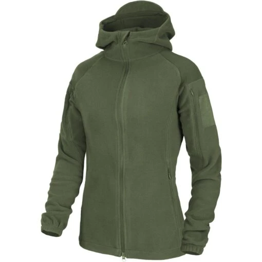 Helikon Womens Cumulus Heavy Fleece Jacket Taiga Green -Outdoor Series Store helikon womens cumulus jacket taiga green 001 3