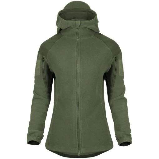 Helikon Womens Cumulus Heavy Fleece Jacket Taiga Green -Outdoor Series Store helikon womens cumulus jacket taiga green 002 3