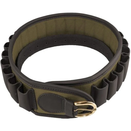 Jack Pyke Canvas Cartridge Belt Green -Outdoor Series Store jack pyke cartridge belt green 01