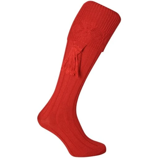 Jack Pyke Plain Shooting Socks Red -Outdoor Series Store jack pyke plain socks red 001