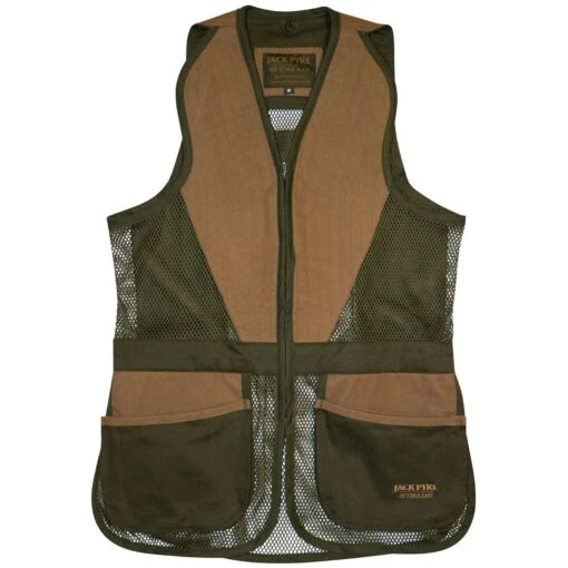 Jack Pyke Sporting Skeet Vest Green -Outdoor Series Store jack pyke sporting skeet vest green 1