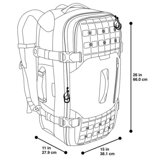 Maxpedition Ironstorm Adventure Travel Bag Tan -Outdoor Series Store