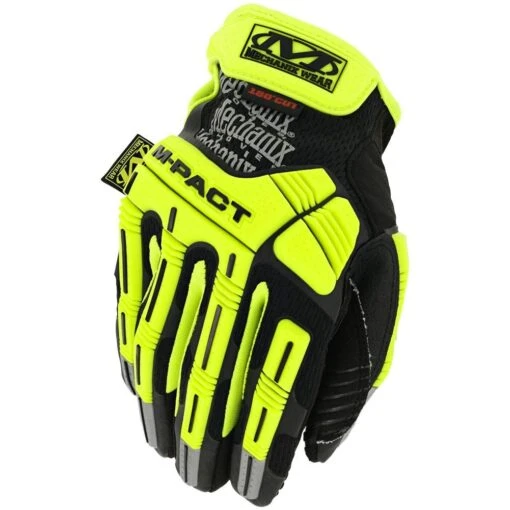 Mechanix Wear CR5 M-Pact Gloves Hi-Viz Yellow -Outdoor Series Store