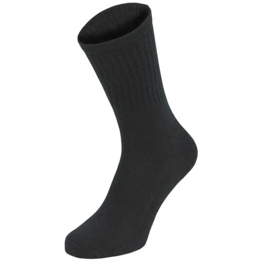 MFH Army Socks (3 Pack) Black -Outdoor Series Store mfh army socks black 1