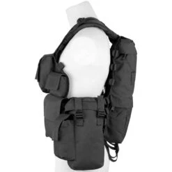 MFH South African Assault Vest Black -Outdoor Series Store mfh saav vest black 3