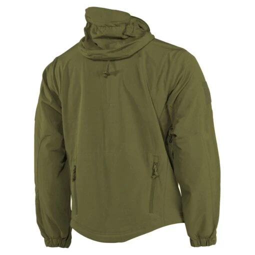 MFH Scorpion Soft Shell Jacket OD Green -Outdoor Series Store mfh security soft shell odgreen 002