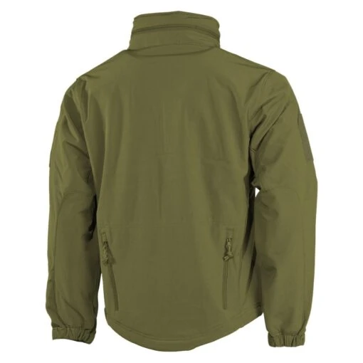 MFH Scorpion Soft Shell Jacket OD Green -Outdoor Series Store mfh security soft shell odgreen 003