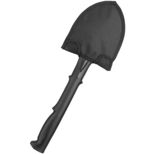 MFH Shovel With Cover Black -Outdoor Series Store mfh shovel with black cover 2 1