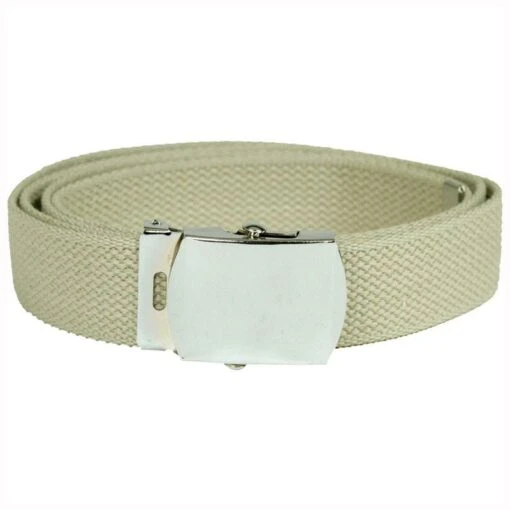 Mil-Tec Webbing Belt Khaki -Outdoor Series Store mil tec belt khaki amaz 1 1