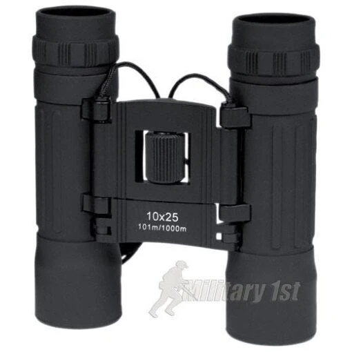 Mil-Tec Foldable Binocular 10x25 Black -Outdoor Series Store mil