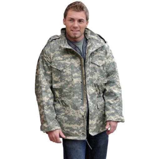 Mil-Tec Classic US M65 Jacket ACU Digital -Outdoor Series Store mil tec m65 jacket at digital ALL 1 1