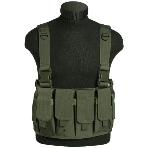 Mil-Tec Mag Carrier Chest Rig Olive -Outdoor Series Store mil tec mag carrier olive ALL 1 1