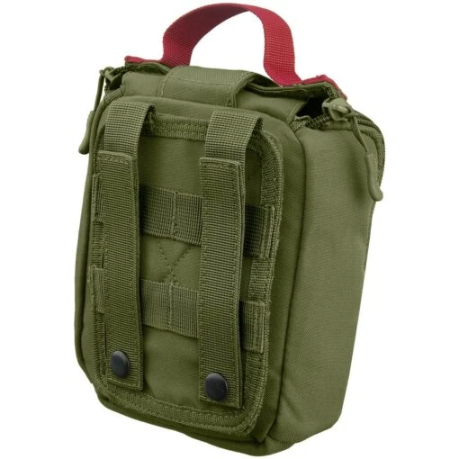 Mil-Tec Individual First Aid Kit Laser Cut Pouch Olive -Outdoor Series Store mil tec ifak medic pouch laser cut olive 2