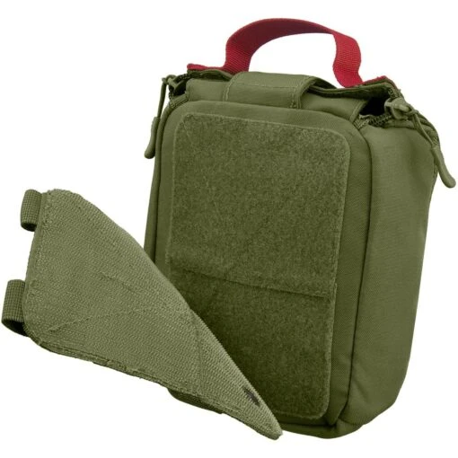 Mil-Tec Individual First Aid Kit Laser Cut Pouch Olive -Outdoor Series Store mil tec ifak medic pouch laser cut olive 3