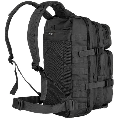 Mil-Tec MOLLE US Assault Pack Small Black -Outdoor Series Store mil tec us assault backpack small black 2 1