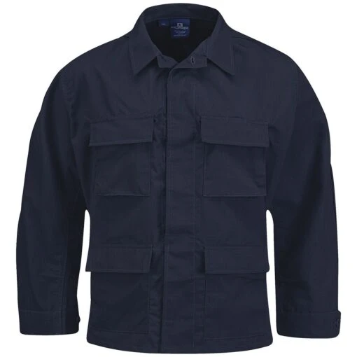 Propper BDU Coat Polycotton Ripstop Dark Navy -Outdoor Series Store propper bdu shirt dark navy 1 1