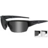 Wiley X WX Saint Glasses - Smoke Grey + Clear / Matte Black Frame -Outdoor Series Store wileyX WX SAINT CHSAI07 ALL 1