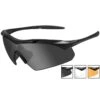 Wiley X WX Vapor Glasses - Smoke Grey + Clear + Light Rust Lens / Matte Black Frame -Outdoor Series Store wileyX WX VAPOR 3502 ALL 1