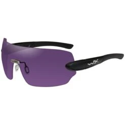 Wiley X WX Detection Glasses - Clear + Yellow + Orange + Purple + Copper Lens / Matte Black Frame -Outdoor Series Store wiley x wx detection purple matte black frame 1 1