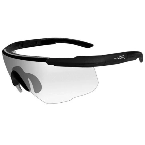 Wiley X Saber Advanced Glasses - Clear Lens / Matte Black Frame -Outdoor Series Store